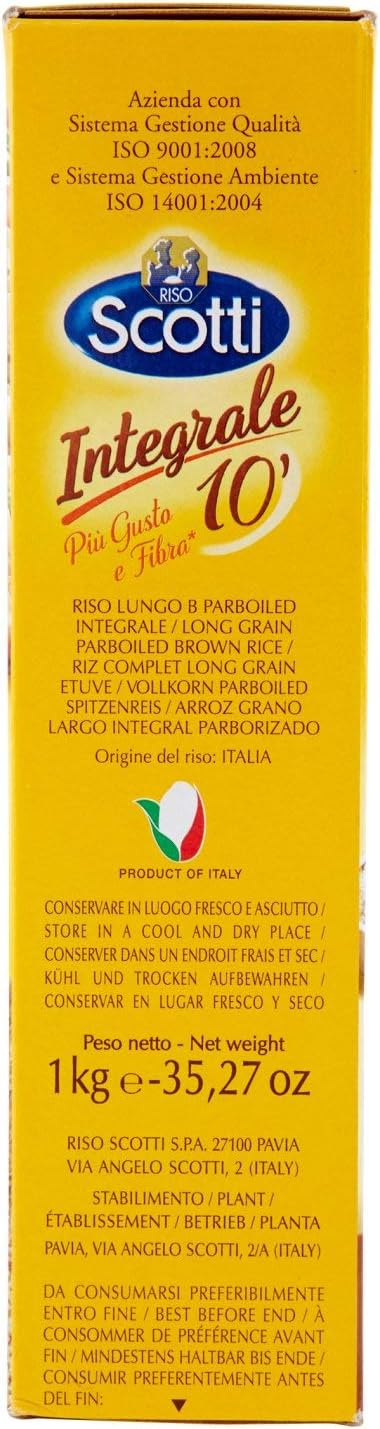 Riso Scotti - Riso Integrale - 2 confezioni da 1 kg [2 kg]