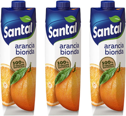 Succo di Frutta Santal Arancia Bionda 3 Brick da 1000 ml