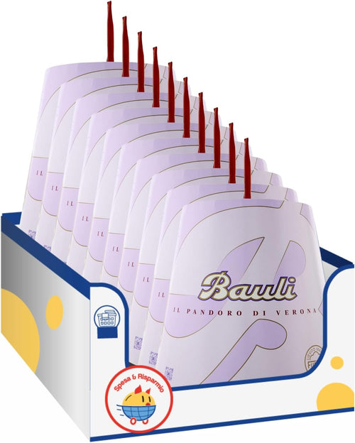 Bauli Pandoro di Verona Artigianale – Dolce Tradizionale di Natale Made in Italy – 1000g – Variazioni 1/2/4/6/8/10 Pezzi (10)