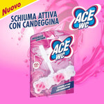 ACE WC Freschezza Continua - Schiuma Attiva con Candeggina, 1 pezzo