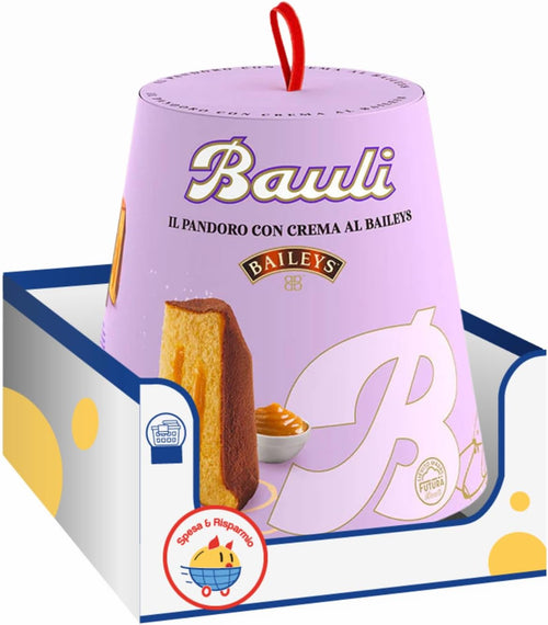 Bauli Il Pandoro con Crema al Baileys – Dolce Natalizio Farcito al Liquore – 750g (1 pezzi)