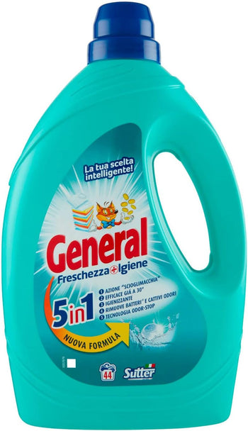 General Detersivo Lavatrice Liquido Igienizzante, 1980ml