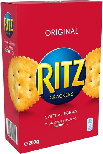 Ritz Crackers Original, 100% Grano Italiano, Cotti al Forno, 200g