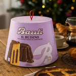 3x Panettone Il Budino Panettone con Crema al Cioccolato 750g Per Bauli Dolce Natalizio