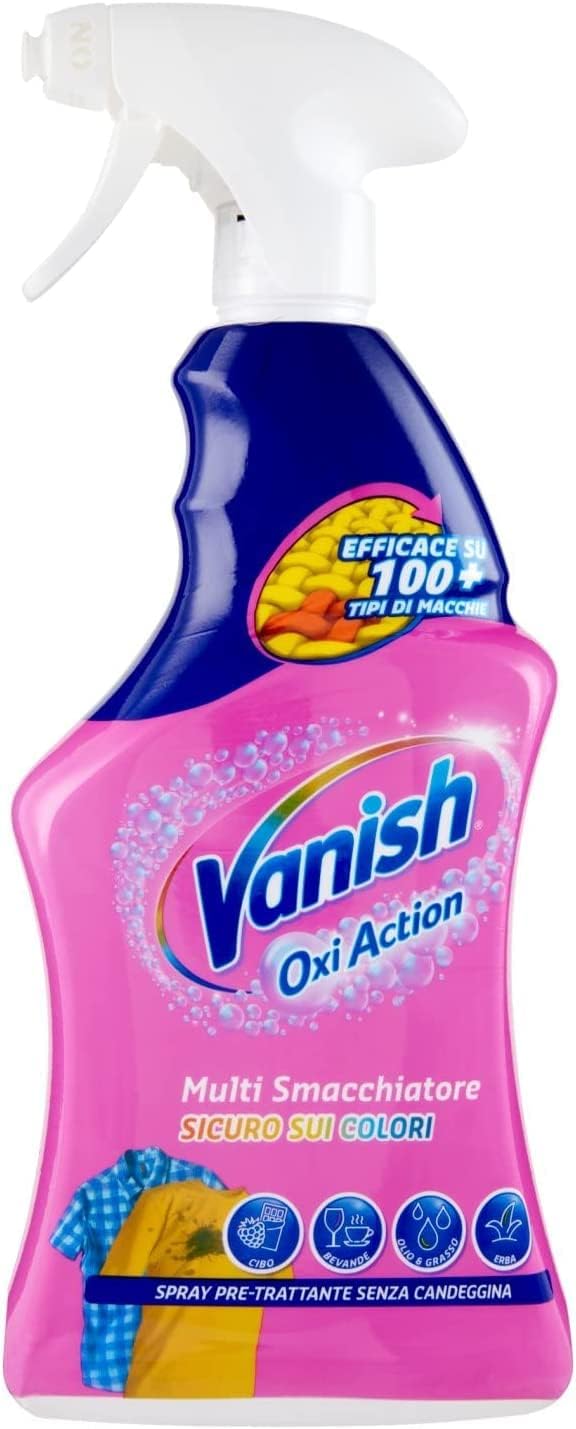 Vanish Oxi Action Smacchiatore Pre-Trattante Spray, 725ml