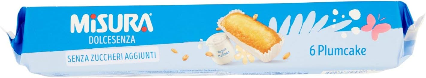 Misura Plumcake Preparati con Yogurt, 6 Plumcake, 190g