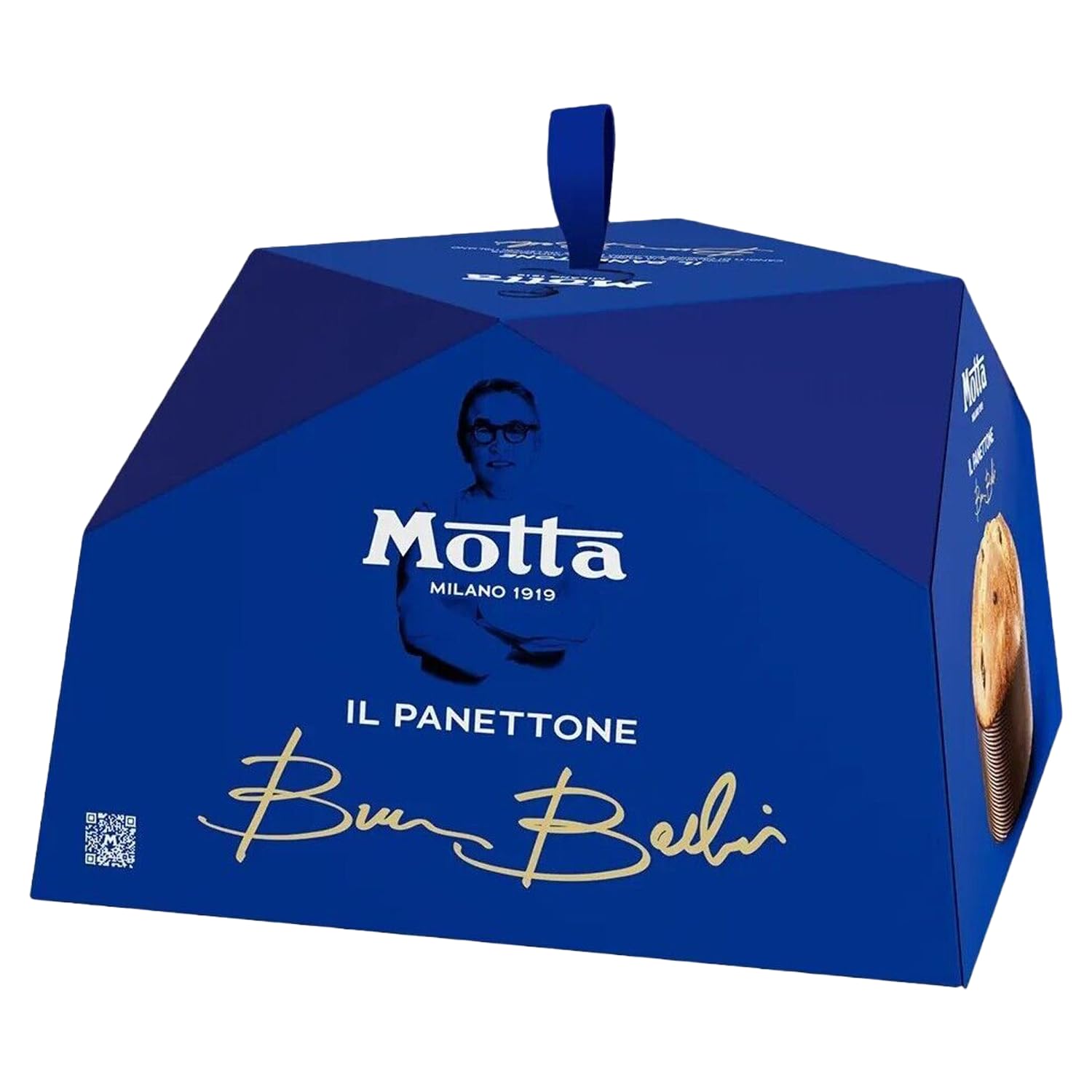 Motta Il Panettone Bruno Barbieri con Canditi di Arancia, Vaniglia e Miele Millefiori 1Kg