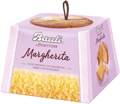 Bauli Il Panettone - Panettone Margherita - Soffice Specialità con Uova Fresche, Burro e Lievito Naturale (Panettone Margherita, 700 gr)