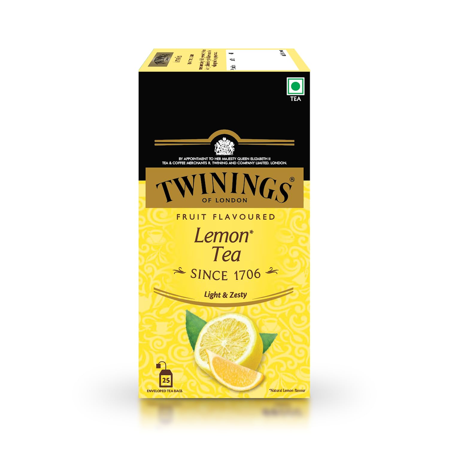 Twinings - Lemon, Tè nero con aroma limone - 50 g