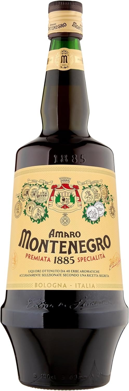 Amaro Montenegro 150cl - Liquore digestivo con 40 erbe aromatiche - 23% Vol