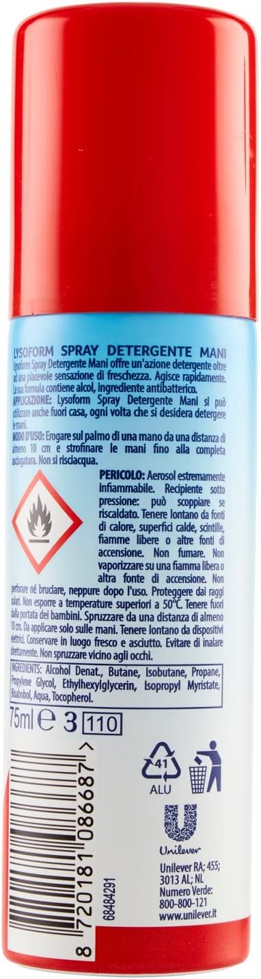 Lysoform On the Go - Spray Detergente Mani Igienizzante