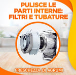 Sole Cura Lavatrice Freschezza di Agrumi, Confezione da 2 Cura Lavatrice da 250 ml