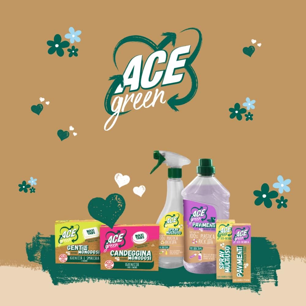 ACE CANDEGGINA GREEN MONODOSE, Confezione da 14 tabs