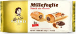 Matilde Vicenzi - Millefoglie di Matilde con Delicata Crema alla Nocciola, Croccanti Pasticcini di Delicata Sfoglia, Fragranti e Friabili, Confezione da 125 gr