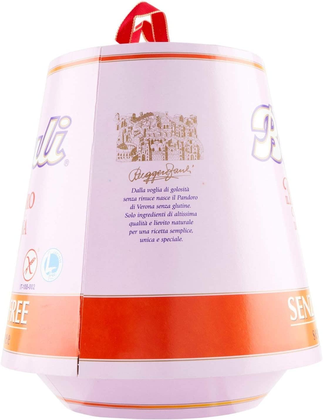 2X Bauli il Pandoro di Verona Classico Senza Glutine e Senza Lattosio (Lactose & Gluten Free) 500g [2 Pandori]