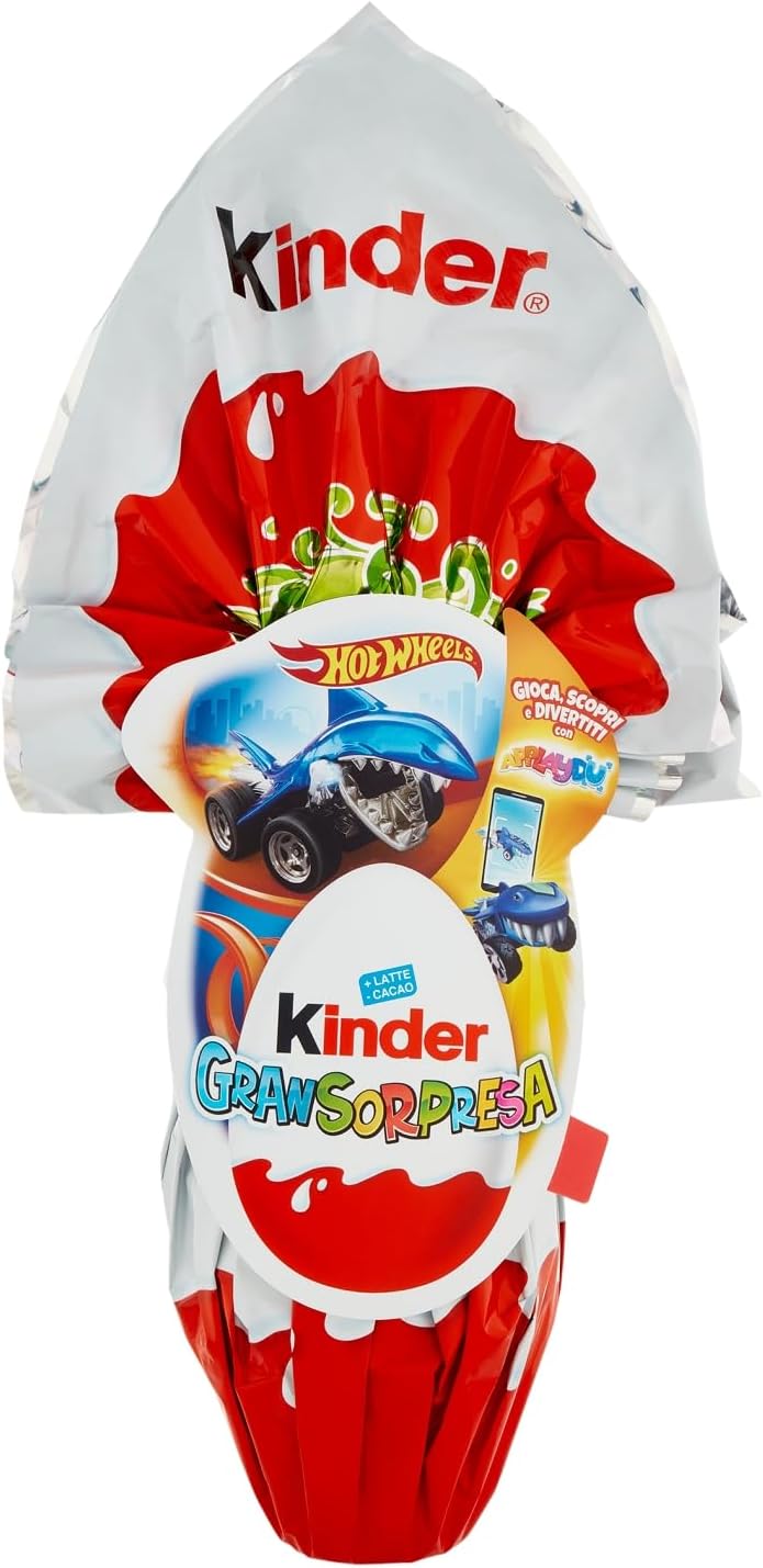 Kinder Gransorpresa Uovo di Pasqua Hot Wheels, 150g