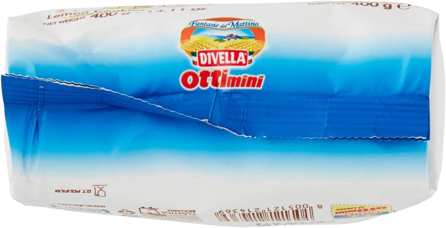 Divella Frollini al Limone con Uova Fresche, 400g