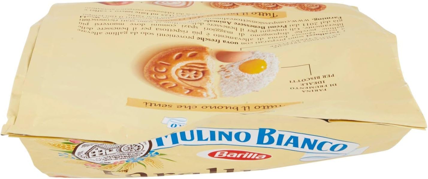 Mulino Bianco Biscotti Frollini Tarallucci, Colazione Ricca di Gusto - 800 gr (DONAZIONE A BANCO ALIMENTARE)