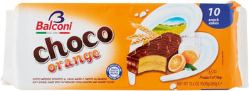 Balconi Choco Orange Prodotto Dolciario da Forno - 15 confezioni da 10 pezzi