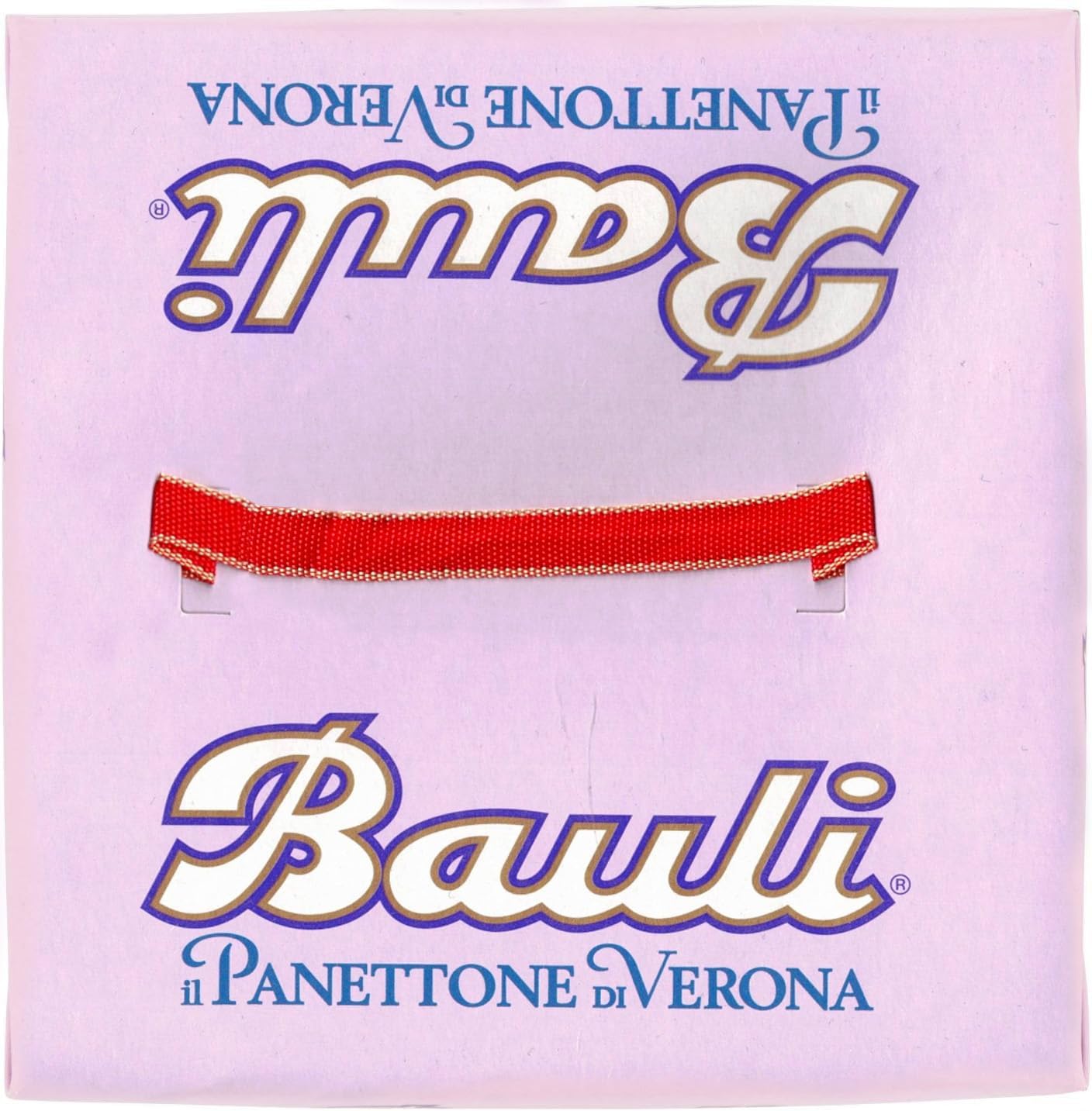 2X Bauli Panettone di Verona con Uvetta e Glassa con Mandorle, Senza Canditi 1kg (2023) [2 Panettoni]