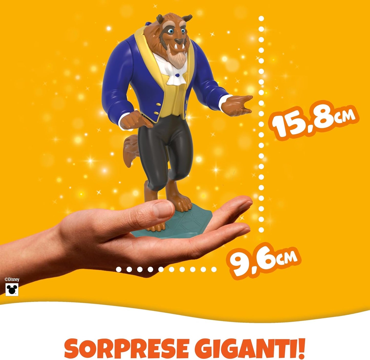 Kinder GranSorpresa Gigante Disney Princess, Uovo di Pasqua Kinder 2026 di Finissimo Cioccolato al Latte, con Doppia Sorpresa Disney Princess, 320 g