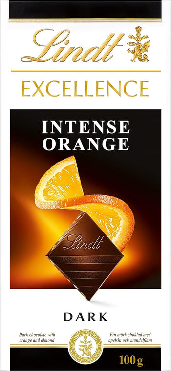 Lindt Tavoletta Di Cioccolato Excellence Dark Orange, 100g