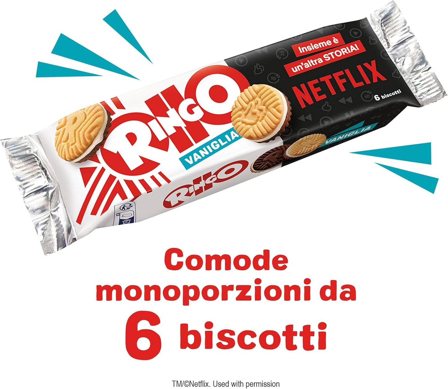 Pavesi Snack Ringo Vaniglia Formato Famiglia, Biscotti Farciti con Crema alla Vaniglia, Snack Dolce per Merenda o Pausa Studio, Confezione da 330 g