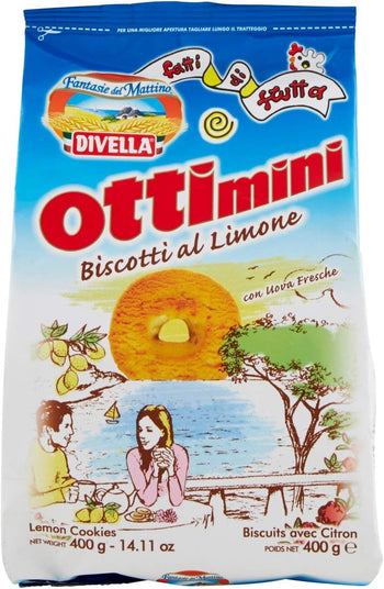 Divella Frollini al Limone con Uova Fresche, 400g