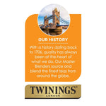 TWININGS Tea Bags, Earl Grey, 1.76 oz, 25/Box