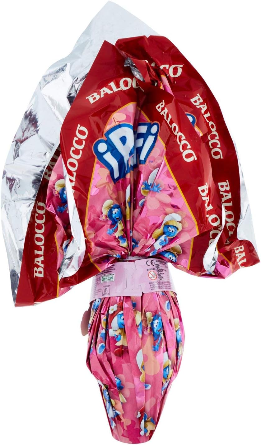 Balocco Uovo Latte Puffi Assortito, 150g