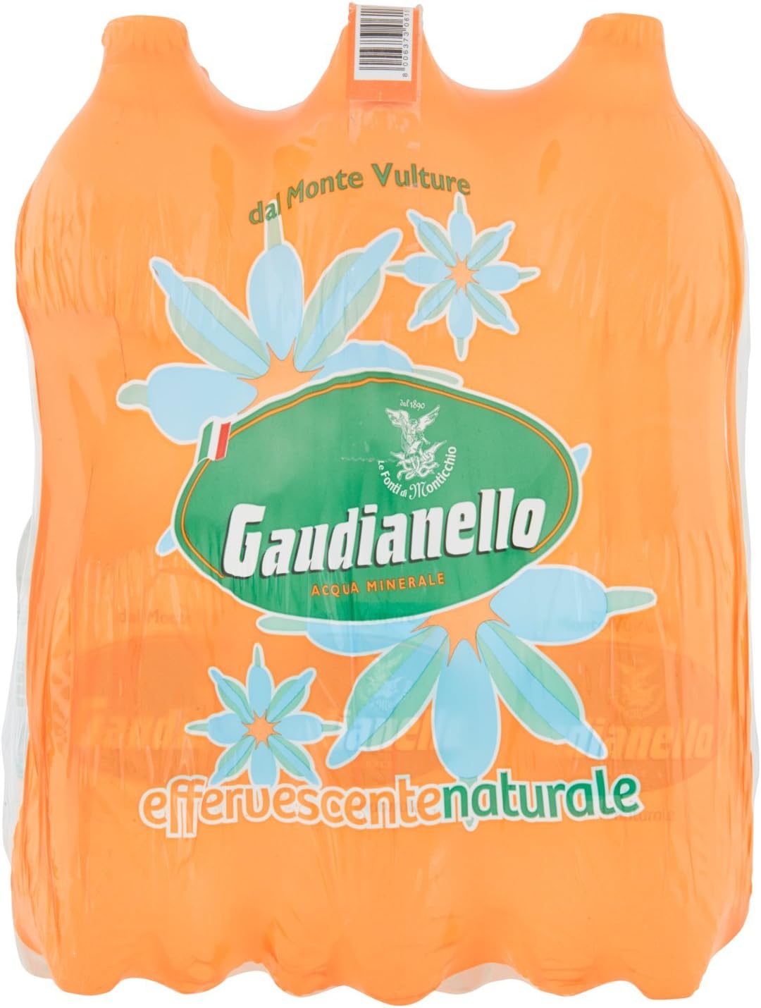Gaudianello - Acqua Minerale Effervescente 1.5L (Confezione da 6)