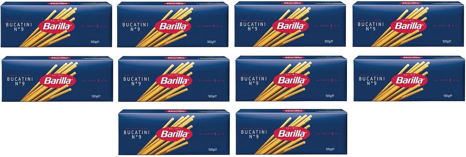 BARILLA BUCATINI N.9 GR 500 X 10