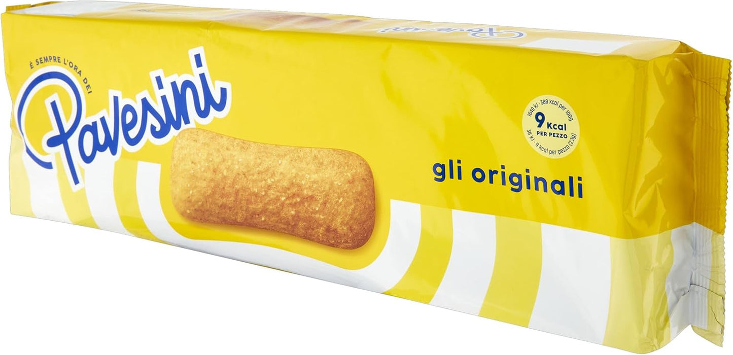 Pavesi Pavesini Classici, Biscotto Leggero per Colazione o Merenda, Confezione da 200 g