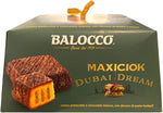BaIocco Maxiciok Dubai Dream 650g – Dolce al Pistacchio e Cioccolato con Copertura al Latte e Fondente – Specialità con Crema Pistacchio e Decorazione Kadayif – Idea Regalo Elegante