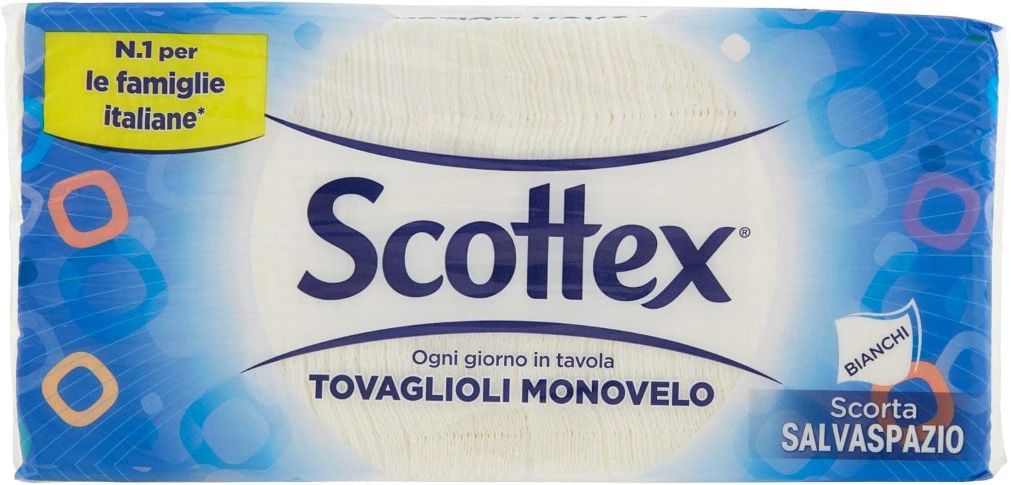 Scottex, Tovaglioli Monovelo, Formato Famiglia - Confezione da 240 pezzi