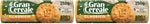 Gran Cereale Biscotti Gran Cereale Classico, Ricchi di Fibra e Fosforo - 250 gr (Confezione da 2)