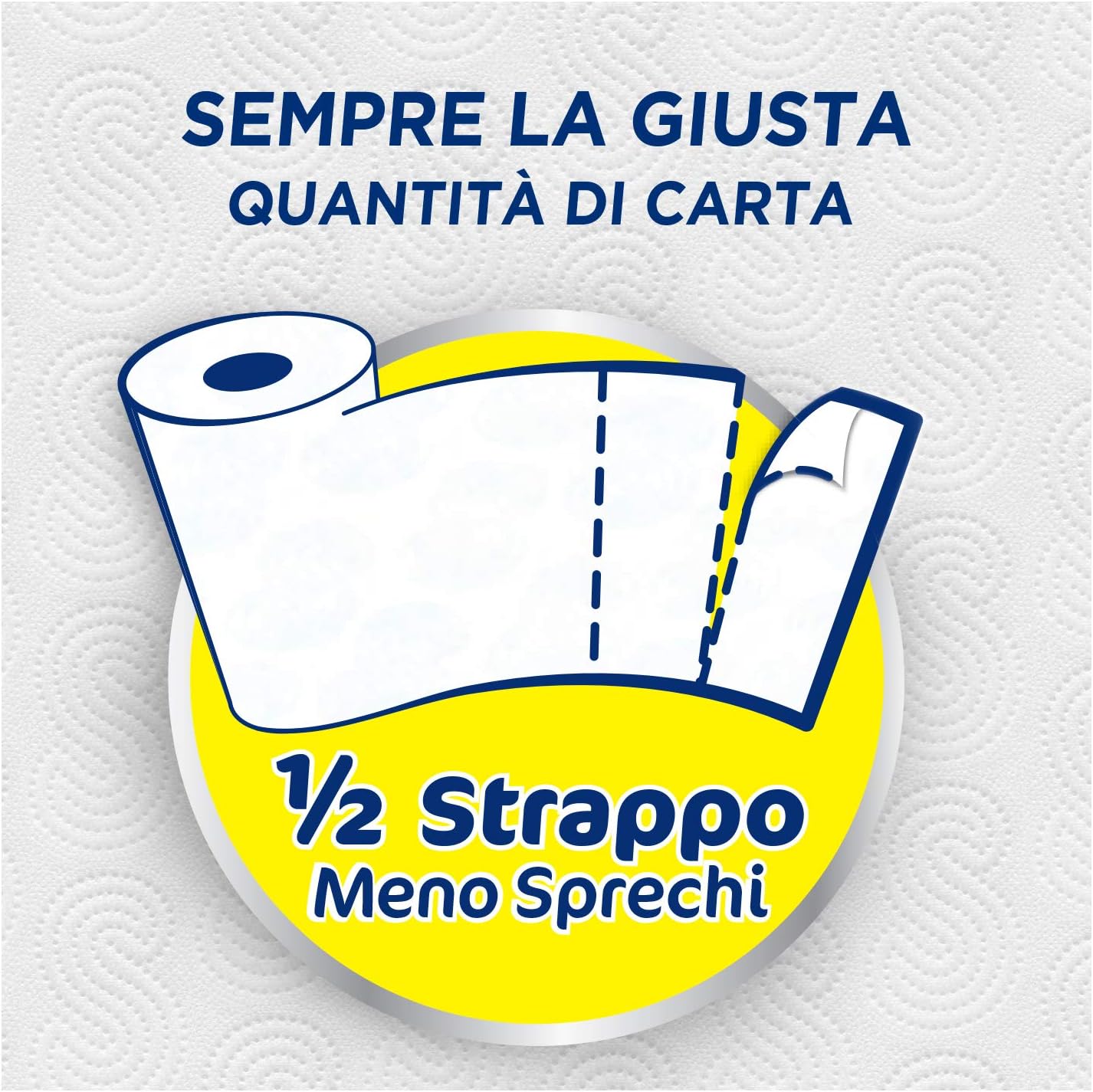 Scottex Quanto Basta Carta Cucina Opzione Mezzo Strappo, Confezione da 2