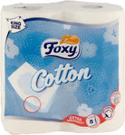 Foxy Cotton carta igienica – 7 Confezioni Da 4 Pezzi