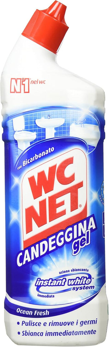 WC Net Candeggina Gel Extra White, 700 ml, Fragranze Assortiti