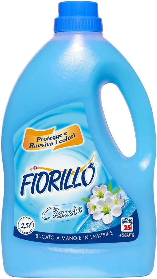 FIORILLO Detersivo per Bucato a Mano e in Lavatrice (Classic, 2,5 Lt)