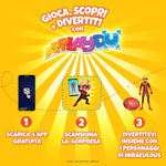 Kinder GranSorpresa Maxi Miraculous - Uovo di Pasqua Kinder 2024, Finissimo Cioccolato al Latte con Sorpresa Miraculous, Idea Regalo Pasqua, 220 Grammi