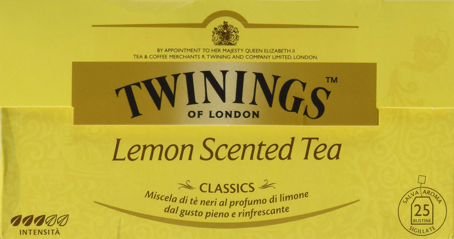 Twinings Lemon Tè Nero con Aroma Limone, 50g