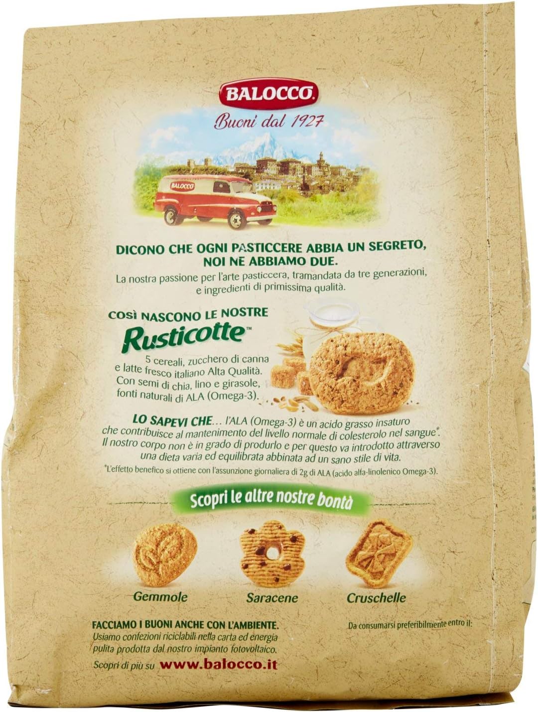 Balocco Biscotti Rusticotte, 700g