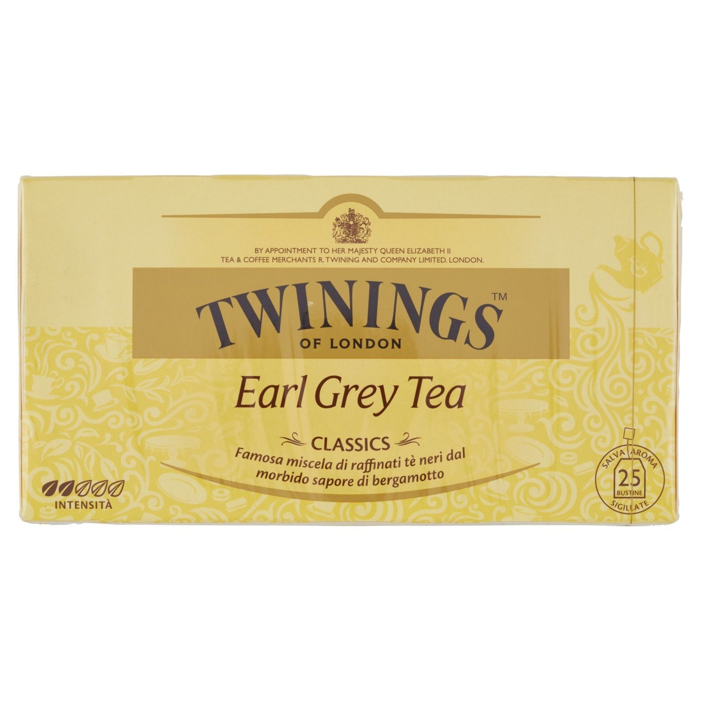 Twinings Tè Earl Grey classico, 25 x 2 g