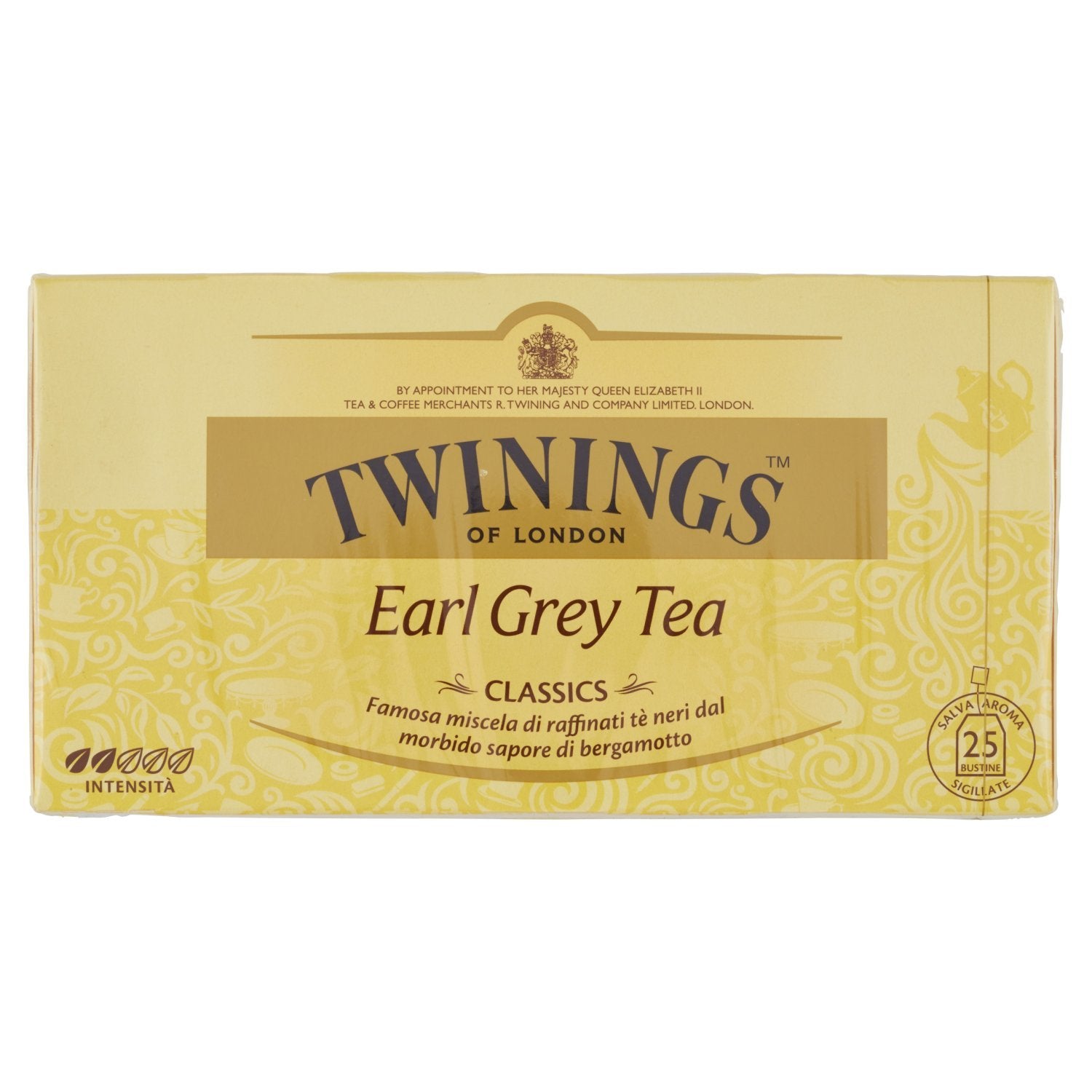 Twinings Tè Earl Grey classico, 25 x 2 g