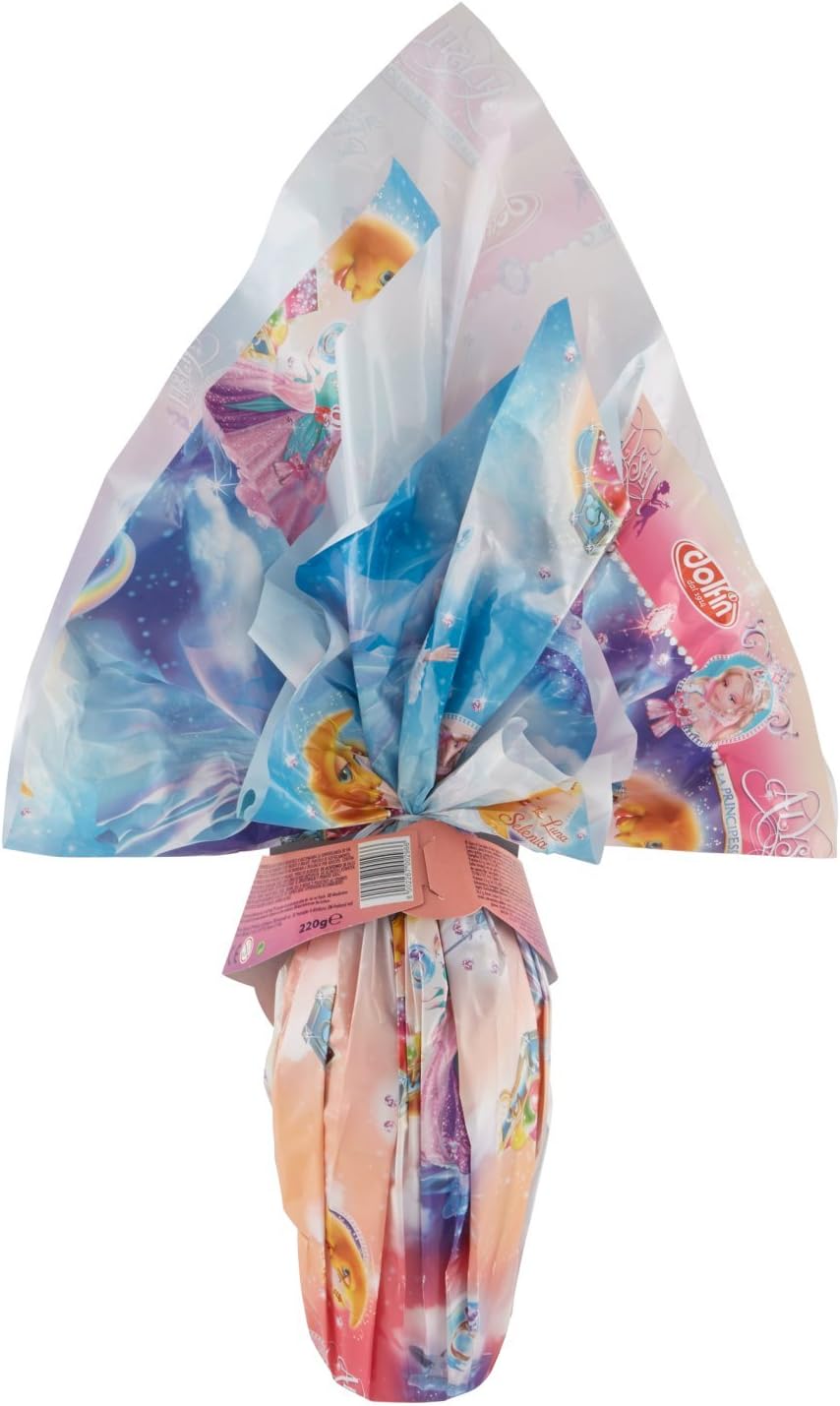 Dolfin Uovo di Cioccolato al Latte con Principessa Alysel, 6 x 220g