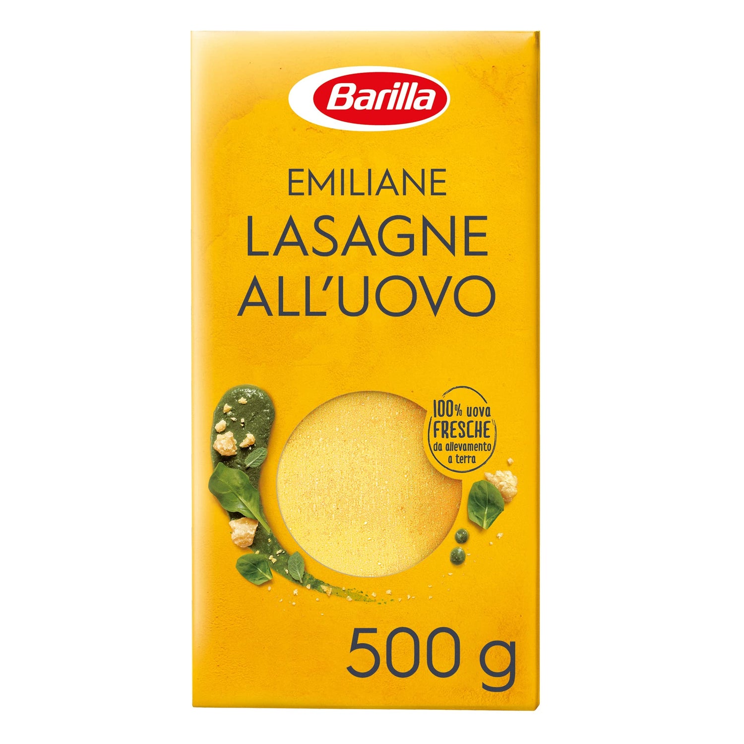 Barilla Pasta all' Uovo le Emiliane Lasagne Classiche, 500g (Confezione da 6)