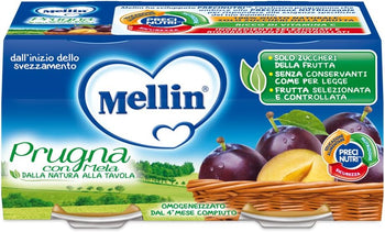 Mellin Omogeneizzato Prugna con Mela - 200 g