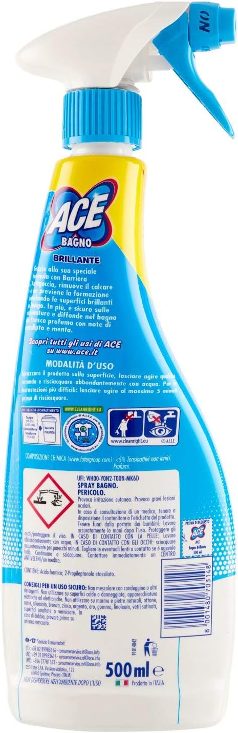 Ace 152999 Spray per Bagno, 500 ml