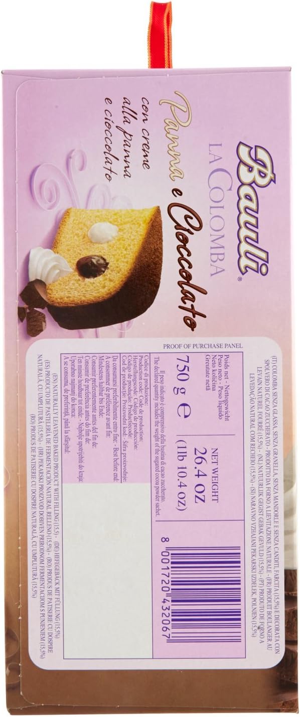 Bauli Colomba Panna & Cioccolato - 750 g